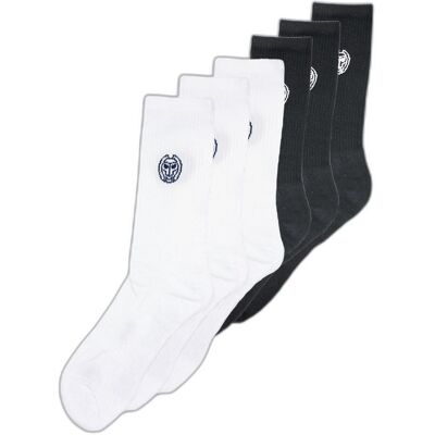 Paires de chaussettes Bidi Badu Don Carlito Crew Move (x6) Noir 43/46 Unisex - Publicité Paires de chaussettes Bidi Badu Don Carlito Crew Move (x6) Noir 43/46 Unisex - Publicité