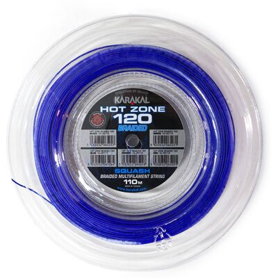 Cordage de squash Karakal Hot Zone 120 Bleu 110 m x 1,2 mm Unisex - Publicité Cordage de squash Karakal Hot Zone 120 Bleu 110 m x 1,2 mm Unisex - Publicité