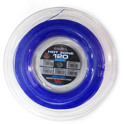Cordage multifilament KARAKAL Hot Zone 120 - Cordage de squash - Publicité Cordage multifilament KARAKAL Hot Zone 120 - Cordage de squash - Publicité