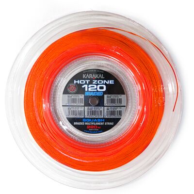 Cordage de squash Karakal Hot Zone 120 Orange 220 m x 1,2 mm Unisex - Publicité Cordage de squash Karakal Hot Zone 120 Orange 220 m x 1,2 mm Unisex - Publicité
