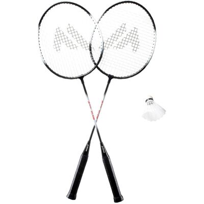 Raquette de badminton Martes Clash (x2) Noir 662+1 mm Unisex - Publicité Raquette de badminton Martes Clash (x2) Noir 662+1 mm Unisex - Publicité