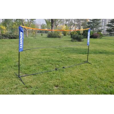 Kit badminton pliable Sporti Bleu Unisex - Publicité Kit badminton pliable Sporti Bleu Unisex - Publicité