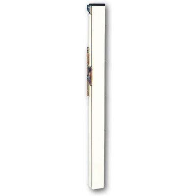 Sporti France - poteaux en acier galvanisé 80x80 mm - Silver - Revêtement plastique blanc - Poteaux tennis - Publicité Sporti France - poteaux en acier galvanisé 80x80 mm - Silver - Revêtement plastique blanc - Poteaux tennis - Publicité