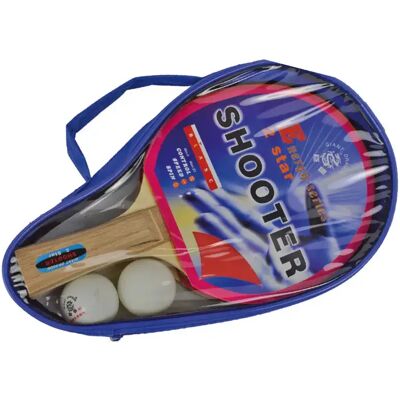 Set de tennis de table Sporti Shooter Bleu TU Unisex - Publicité Set de tennis de table Sporti Shooter Bleu TU Unisex - Publicité