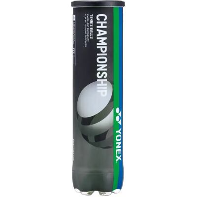 Tube de 4 balles de tennis Yonex Championship Jaune TU Unisex - Publicité Tube de 4 balles de tennis Yonex Championship Jaune TU Unisex - Publicité
