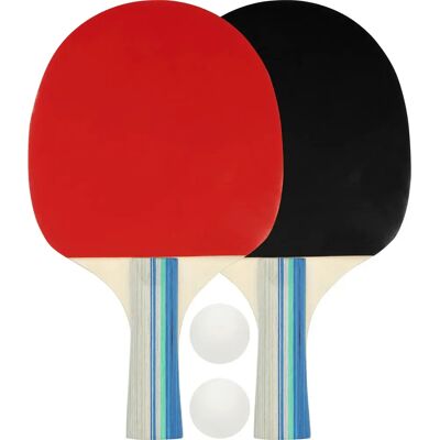 Raquette de tennis de table et balle Avento Matchtime Noir TU Unisex - Publicité Raquette de tennis de table et balle Avento Matchtime Noir TU Unisex - Publicité