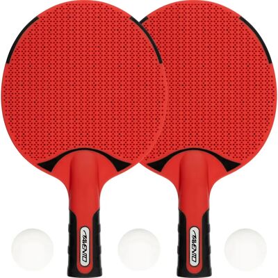 Raquette de tennis de table Avento (x2) Rouge TU Unisex - Publicité Raquette de tennis de table Avento (x2) Rouge TU Unisex - Publicité