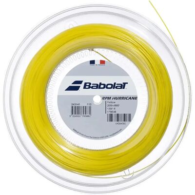Cordes de Tennis Babolat RPM Hurricane - Durable, Spin, Contrôle - Publicité Cordes de Tennis Babolat RPM Hurricane - Durable, Spin, Contrôle - Publicité
