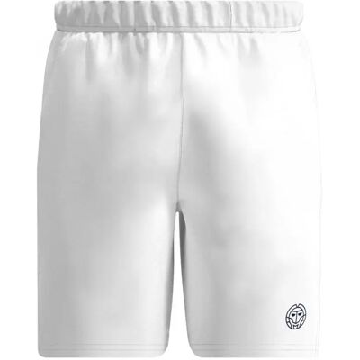 BIDI BADU Short de Tennis pour Hommes 7 Pouces Blanc - Short de Tennis - Publicité BIDI BADU Short de Tennis pour Hommes 7 Pouces Blanc - Short de Tennis - Publicité