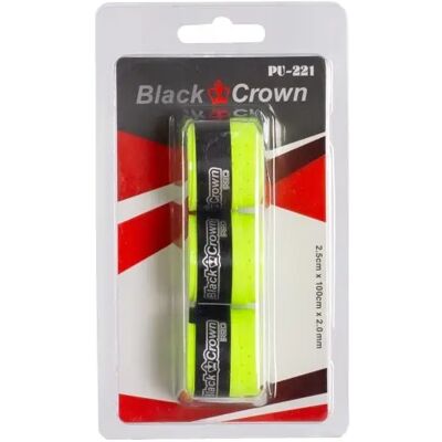 Surgrip de padel Black Crown (x3) Jaune TU Unisex - Publicité Surgrip de padel Black Crown (x3) Jaune TU Unisex - Publicité