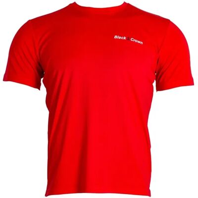 T-shirt Black Crown Inca Rouge S Unisex - Publicité T-shirt Black Crown Inca Rouge S Unisex - Publicité