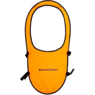 Bavette Black Crown Orange TU Unisex - Publicité Bavette Black Crown Orange TU Unisex - Publicité
