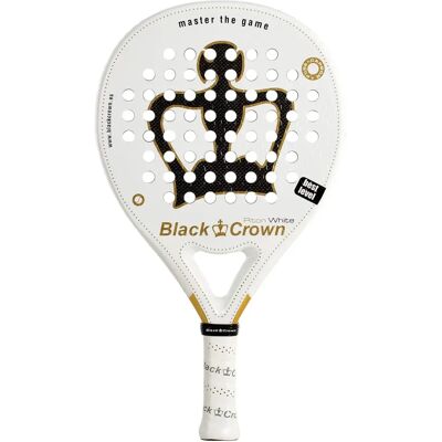 Raquette de padel Black Crown Piton Blanc TU Unisex - Publicité Raquette de padel Black Crown Piton Blanc TU Unisex - Publicité