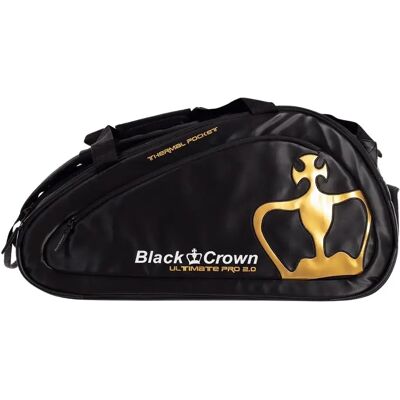 Sac de raquette de padel Black Crown Ultimate Pro 2.0 Noir 58x33x29 cm Unisex - Publicité Sac de raquette de padel Black Crown Ultimate Pro 2.0 Noir 58x33x29 cm Unisex - Publicité