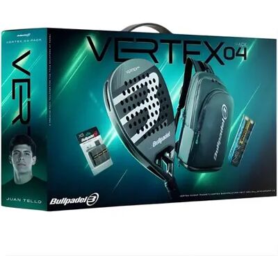 Pack de padel Bullpadel Vertex 04 Comfort Pro Line 2026 Noir 38 mm Unisex - Publicité Pack de padel Bullpadel Vertex 04 Comfort Pro Line 2026 Noir 38 mm Unisex - Publicité