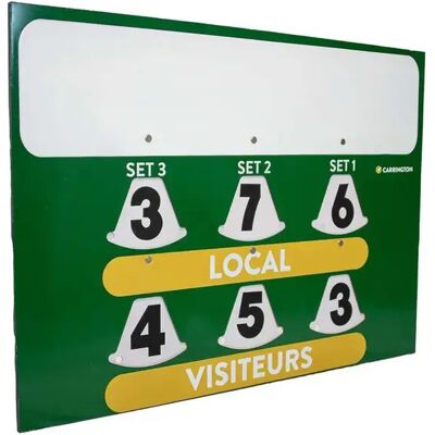 Tableau de score avec espace publicitaire Carrington Vert TU Unisex - Publicité Tableau de score avec espace publicitaire Carrington Vert TU Unisex - Publicité