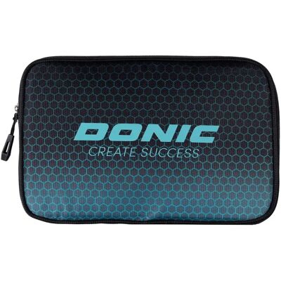 Housse de raquette tennis de table simple Donic Pax Noir TU Unisex - Publicité Housse de raquette tennis de table simple Donic Pax Noir TU Unisex - Publicité