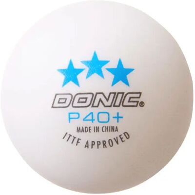 Lot de 72 balles de tennis de table Donic P40+*** (40 mm) Blanc TU Unisex - Publicité Lot de 72 balles de tennis de table Donic P40+*** (40 mm) Blanc TU Unisex - Publicité