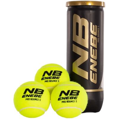 Balle de tennis Enebe Pro (x3) Noir TU Unisex - Publicité Balle de tennis Enebe Pro (x3) Noir TU Unisex - Publicité