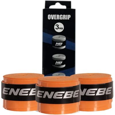 Surgrip de padel Enebe (x3) Orange 110x2,5 cm Unisex - Publicité Surgrip de padel Enebe (x3) Orange 110x2,5 cm Unisex - Publicité