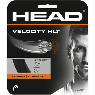 Cordage de tennis Head Velocity MLT Noir 1,4 mm Unisex - Publicité Cordage de tennis Head Velocity MLT Noir 1,4 mm Unisex - Publicité