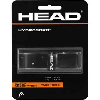 Poignée Head Hydrosorb - Grip de tennis - Gris - Publicité Poignée Head Hydrosorb - Grip de tennis - Gris - Publicité