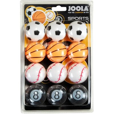 Jeu de 12 balles de tennis de table sports Joola Blanc TU Unisex - Publicité Jeu de 12 balles de tennis de table sports Joola Blanc TU Unisex - Publicité