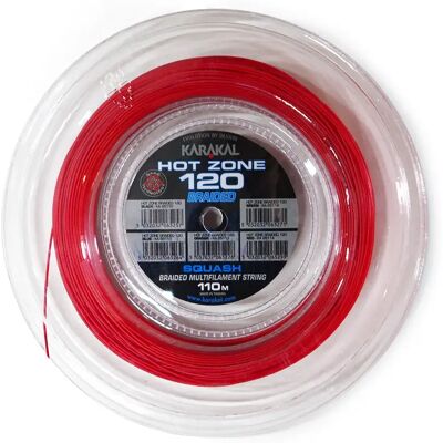 Cordage de squash Karakal Hot Zone 120 Rouge 110 m x 1,2 mm Unisex - Publicité Cordage de squash Karakal Hot Zone 120 Rouge 110 m x 1,2 mm Unisex - Publicité