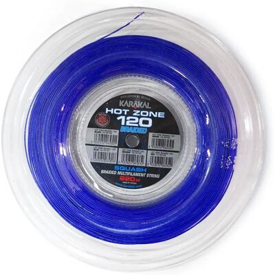 Cordage multifilament KARAKAL Hot Zone 120 - Cordage de squash - Publicité Cordage multifilament KARAKAL Hot Zone 120 - Cordage de squash - Publicité