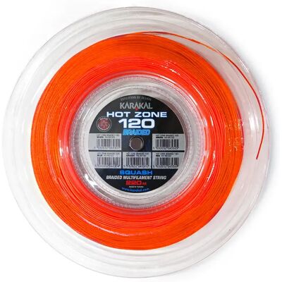 Cordage de squash Karakal Hot Zone 120 Orange 220 m x 1,2 mm Unisex - Publicité Cordage de squash Karakal Hot Zone 120 Orange 220 m x 1,2 mm Unisex - Publicité