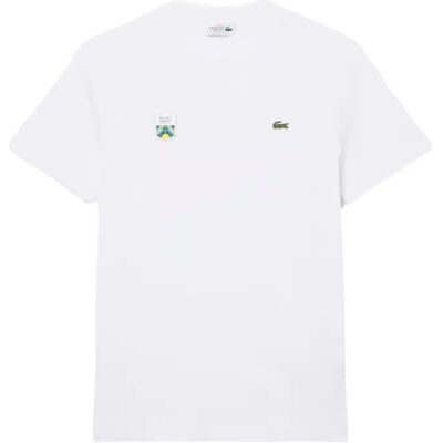 T-shirt Lacoste Rolex Paris Masters Blanc S Unisex - Publicité T-shirt Lacoste Rolex Paris Masters Blanc S Unisex - Publicité
