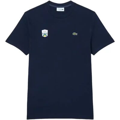 T-shirt Lacoste Rolex Paris Masters Bleu M Unisex - Publicité T-shirt Lacoste Rolex Paris Masters Bleu M Unisex - Publicité