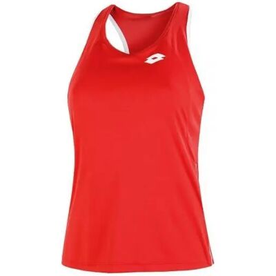 Lotto Squadra W II Tank - rouge - Débardeur de tennis - Publicité Lotto Squadra W II Tank - rouge - Débardeur de tennis - Publicité