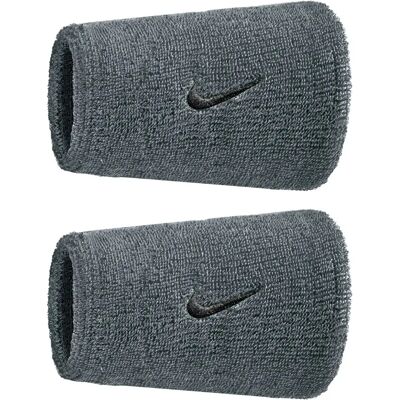 Poignet éponge polaire Nike Swoosh Classic Double Wide (x2) Gris TU Unisex - Publicité Poignet éponge polaire Nike Swoosh Classic Double Wide (x2) Gris TU Unisex - Publicité