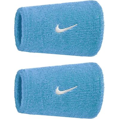 Poignet éponge polaire Nike Swoosh Classic Double Wide (x2) Bleu TU Unisex - Publicité Poignet éponge polaire Nike Swoosh Classic Double Wide (x2) Bleu TU Unisex - Publicité