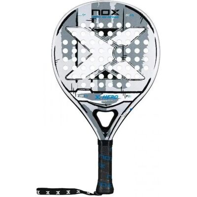 Raquette de padel Nox X-Hero Blanc TU Unisex - Publicité Raquette de padel Nox X-Hero Blanc TU Unisex - Publicité