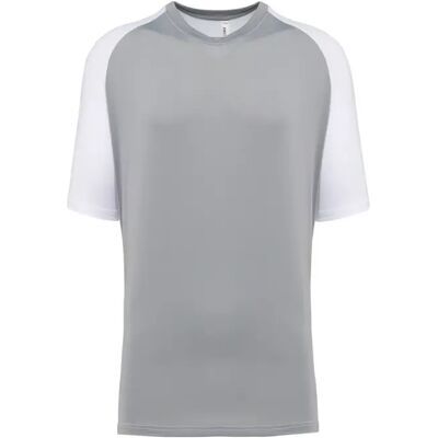 Maillot bicolore manches raglan Proact Blanc L Male - Publicité Maillot bicolore manches raglan Proact Blanc L Male - Publicité