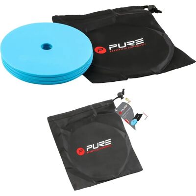 Pure 2improve Lot de 10 marqueurs plats Training Pure2Improve Bleu TU Unisex - Publicité Pure 2improve Lot de 10 marqueurs plats Training Pure2Improve Bleu TU Unisex - Publicité
