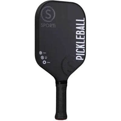 Raquette de pickleball carbone Sporti Noir TU Unisex - Publicité Raquette de pickleball carbone Sporti Noir TU Unisex - Publicité