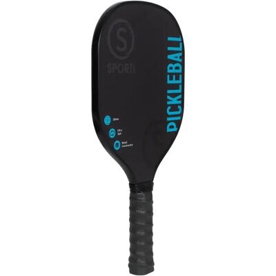 Raquette de pickleball en bois Sporti Noir TU Unisex - Publicité Raquette de pickleball en bois Sporti Noir TU Unisex - Publicité