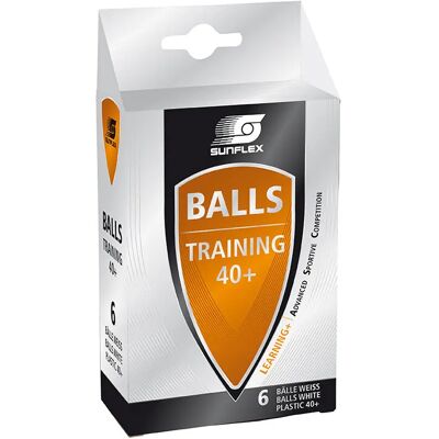 Balle de tennis de table sunflex (x6) Blanc TU Unisex - Publicité Balle de tennis de table sunflex (x6) Blanc TU Unisex - Publicité