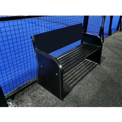 Banc publicitaire Carrington Noir TU Unisex - Publicité Banc publicitaire Carrington Noir TU Unisex - Publicité
