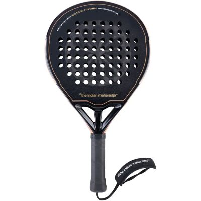 Raquette de padel The Indian Maharadja Gold X5 Round Noir TU Unisex - Publicité Raquette de padel The Indian Maharadja Gold X5 Round Noir TU Unisex - Publicité