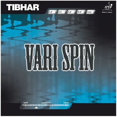 Gomme de tennis de table Tibhar Vari Spin - Rouge - Publicité Gomme de tennis de table Tibhar Vari Spin - Rouge - Publicité