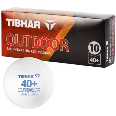 Balle de tennis de table Tibhar (x10) Blanc TU Unisex - Publicité Balle de tennis de table Tibhar (x10) Blanc TU Unisex - Publicité