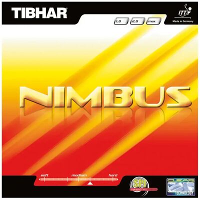 Revêtement raquette tennis de table Tibhar Nimbus Noir Max Unisex - Publicité Revêtement raquette tennis de table Tibhar Nimbus Noir Max Unisex - Publicité