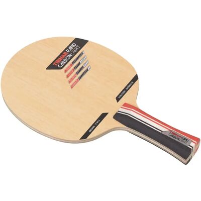 Raquette de tennis de table Tibhar Rapid Carbon Light anat. Beige TU Unisex - Publicité Raquette de tennis de table Tibhar Rapid Carbon Light anat. Beige TU Unisex - Publicité