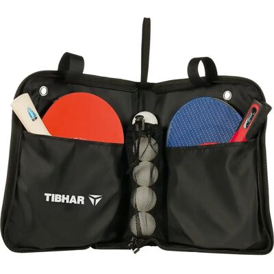Raquette de tennis de table Tibhar Hobbyset 2 Noir Taille 2 Unisex - Publicité Raquette de tennis de table Tibhar Hobbyset 2 Noir Taille 2 Unisex - Publicité