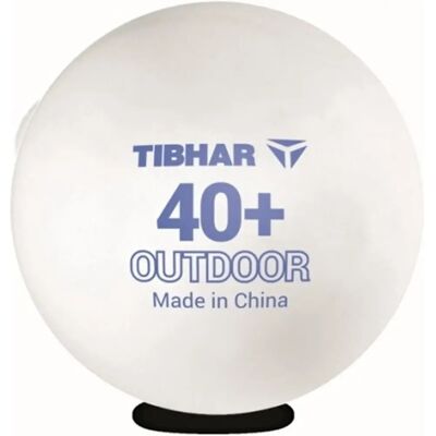 Balle de tennis de table Outdoor Tibhar (x10) Blanc TU Unisex - Publicité Balle de tennis de table Outdoor Tibhar (x10) Blanc TU Unisex - Publicité