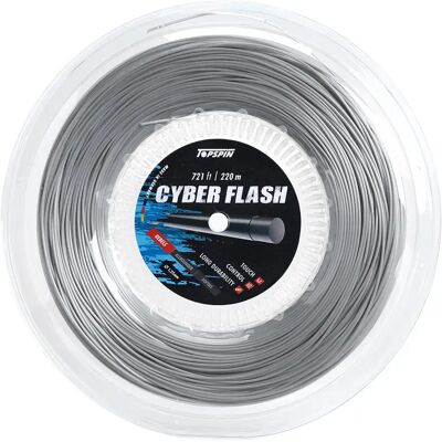 Cordage de tennis Topspin Cyber Flash 220m Gris - Cordage - Publicité Cordage de tennis Topspin Cyber Flash 220m Gris - Cordage - Publicité
